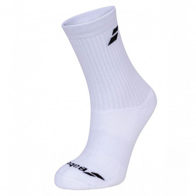 Babolat Socks 3P White / Dark Blue / Grey